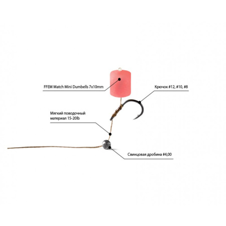 Бойлы FFEM Pop-Up Match  Mini Scopex 7x10mm
