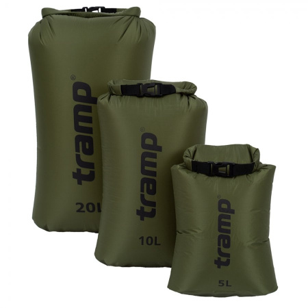 Tramp гермомешок Nylon Ultralight 10л. (оливковый)