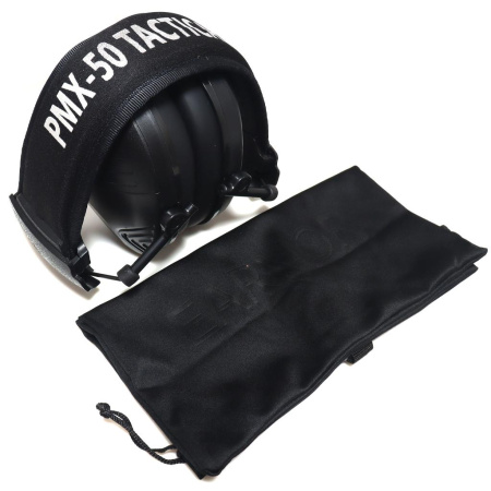 Наушники активные стрелковые PMX Tactical Pro PMX-50 28-85 ДБ Черный