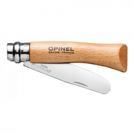 Нож Opinel №7 My First Opinel, закругленное острие, нерж. сталь, лакированная рукоять, блистер