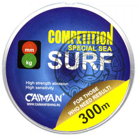 Леска Caiman Competition Surf 300m 0,22мм синяя