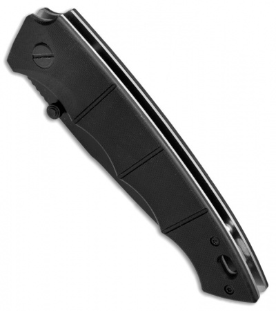 Нож FOX KNIVES SAI - рукоять черн G10, сталь черн 440C