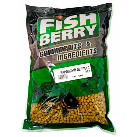 Пеллетс карповый Lion baits  "Мёд" 6 мм 1кг