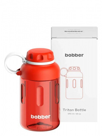 Бутылка питьевая Bobber Tritan Bottle 590ml Cayenne Red (красный)