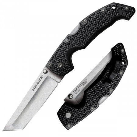 Нож Cold Steel Voyager Tanto 4 Plain Edge, клинок AUS10A
