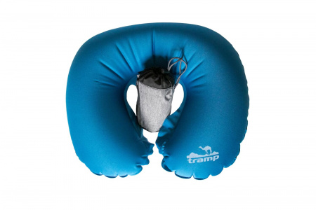 Tramp подушка надувная под шею (дорожная) TRA-159 (синий)