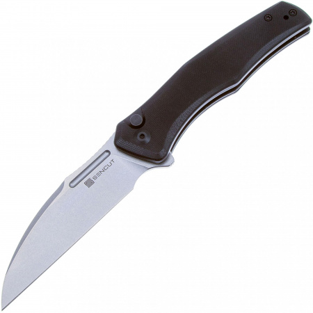 Складной нож SENCUT Watauga D2 Steel Stonewashed Handle G10 Black