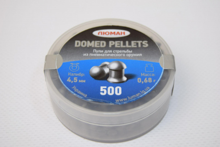 Пуля пневм. "Domed pellets", 0,68 г. 4,5 мм. (500 шт.)