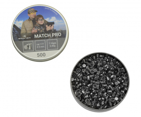 Пуля пневм. Borner "Match Pro", 4,5 мм., 0,46гр. (500 шт.)