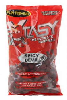 Бойлы тонущие Extasy - Bouillettes - 800gr - 15mm - Spicy Devil