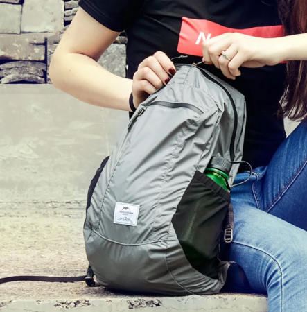 Рюкзак Naturehike 18L NH17A012-B Ultra-Light компактный серый