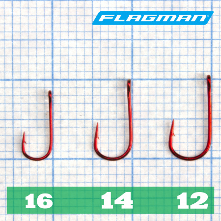 Крючки Flagman Bloodworm №16