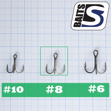 Тройник BS Baits ST-36 TF №8 (5шт)