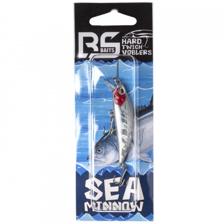 Воблер BS Baits SEA WOLF 50 Sinking 5g, bloody head