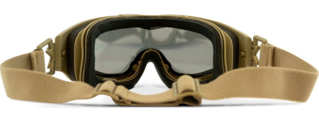 Маска защитная Wiley X WX Spear (Frame: Matte Tan, Lens: Grey + Clear)