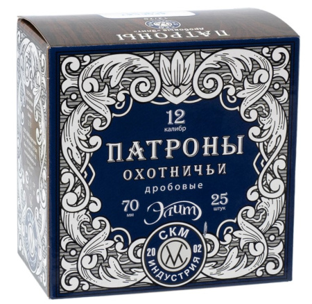 Патрон СКМ 12/70, №7 33 гр. б/к "Элит" (п. Импорт)