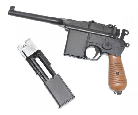 Пистолет пневм. Umarex Legends C96 сплав, черный (Blowback), кал.4,5 мм