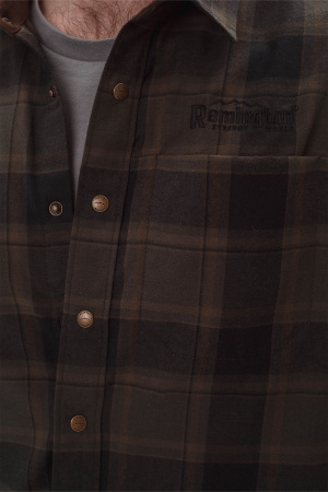 Рубашка Remington Scotland Вrown (ч/з)