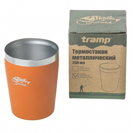 Tramp термостакан металлический TRC-101 (оранжевый, 250мл)