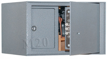 Шкаф металлический усиленный сейфового типа М-20 цвет серый