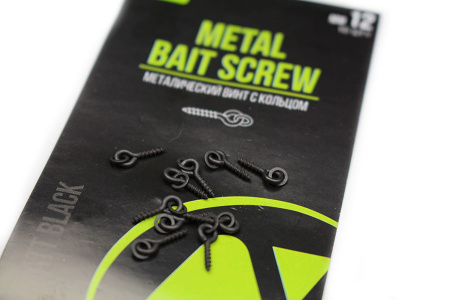 Металический винт с кольцом 12мм + 3,7мм  VN Tackle Metal Bait Screw 12мм + 3,7мм