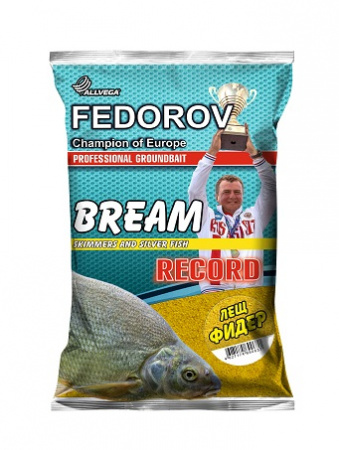 Прикормка ALLVEGA "FEDOROV RECORD" 1 кг (ЛЕЩ ФИДЕР)