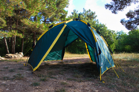 Палатка Tramp Sirius 3 (быстросборная, зеленый). ПРОКАТ.