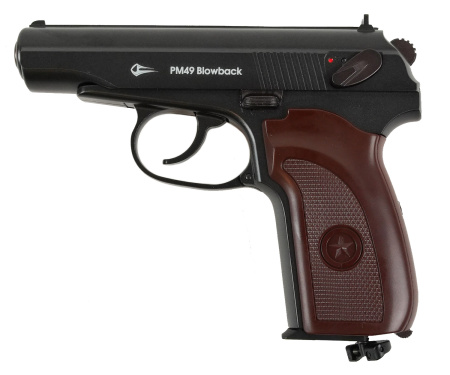 Пистолет пневм. BORNER PM49 (Blowback), кал. 4,5 мм