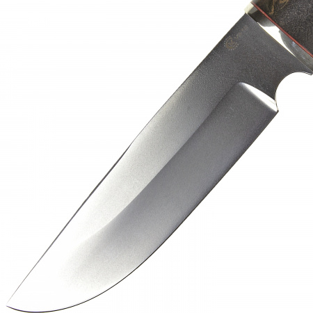 Нож Лорд, ст.VG -10,мельхиор,стаб.кар.бер.,черное дерево
