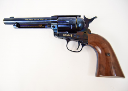 Револьвер пневматический Colt SAA 45 BB blued, кал. 4,5мм