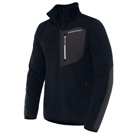 Толстовка мужская флисовая Finntrail Sherpa 1397 Graphite