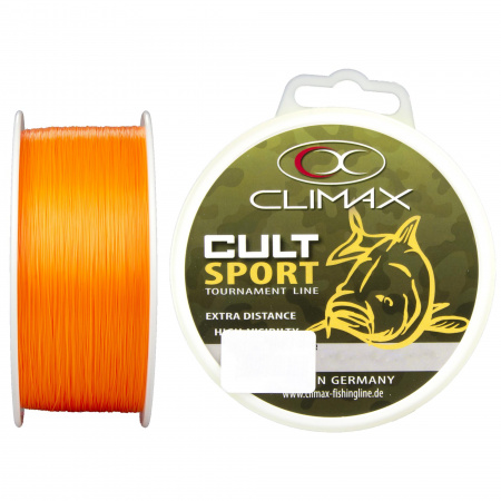 Леска CLIMAX CULT CARP LINE Z-SPORT orange 0,22mm 4,4kg (1300m)