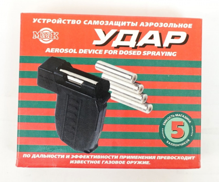 Устройство самозащиты аэрозольное "УДАР" (180 в упаковке)