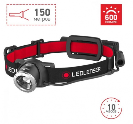 Фонарь Led Lenser H8R_Black