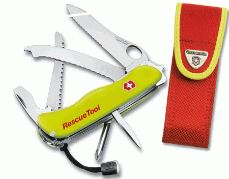 Нож Victorinox Rescue/ нож спасателя с чехлом