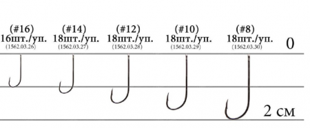 Крючок Decoy KR-28 Fine mini 16 (18шт/уп)