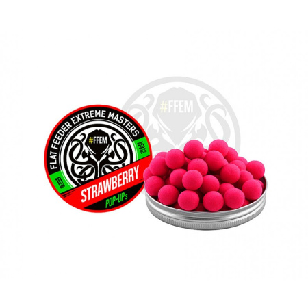 Бойлы FFEM Pop-Up Strawberry 10mm