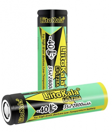 Аккумулятор LiitoKala Li-ion 18650 Lii-LT28A (3.7V 2800 mAh, до 35A)