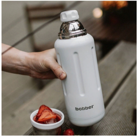 Термос Bobber Flask 1L Iced Water (белый)