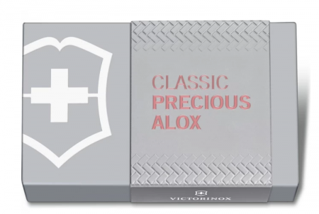 Нож-брелок Victorinox Classic Precious Alox Gentle Rose