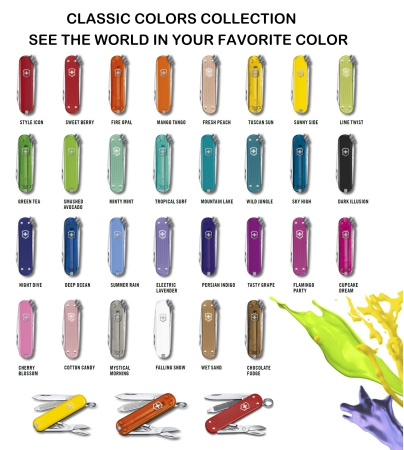 Нож-брелок Victorinox Classic SD "Fire Opal"