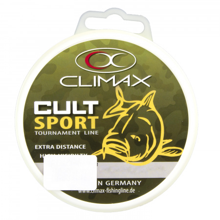 Леска CLIMAX CULT CARP LINE Z-SPORT fluo-yellow 0,25mm 5,8kg (1200m)