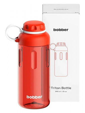 Бутылка питьевая Bobber Tritan Bottle 890ml Cayenne Red (красный)