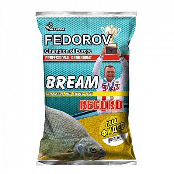 Прикормка ALLVEGA "FEDOROV RECORD" 1 кг (ЛЕЩ ФИДЕР)