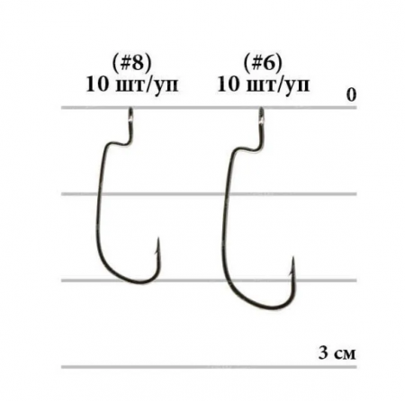 Крючок Decoy Mini Hook MG-1 08 (10шт/уп)