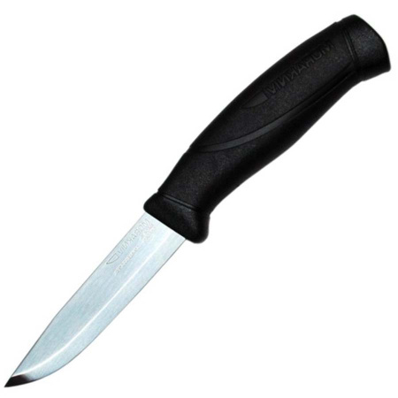 Нож Morakniv Companion Black, нержавеющая сталь, цвет черный