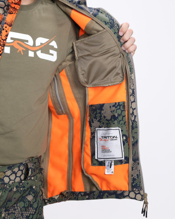 Костюм TRITON "CHAMELEON PRO" -5 (SoftShell, Green Line/Signal)