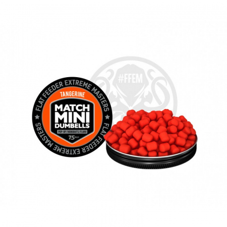 Бойлы FFEM Pop-Up Match  Mini Tangerine 7x10mm