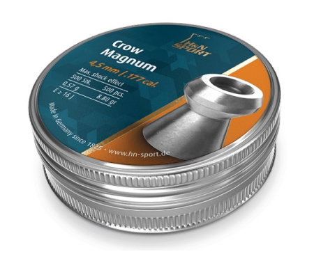 Пульки HN Crow Magnum кал. 4,5 мм 0,58 г (500 шт./бан.)