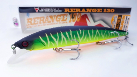 Воблер Jackall Rerange 130SP 21,1г Mat Tiger